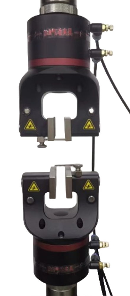 Пневматические тисочные захваты для испытания на разрыв металлических и пластиковых пластинчатых материалов до 5кН, 10 кН