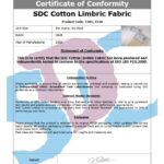 Хлопчатобумажная смежная ткань SDC