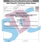 Стеклянные пластинки для испытаний по стандарту ГОСТ Р ИСО 105-Х18-2015/ Glass Plates 100 x 40 x 3mm
