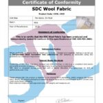 Стандартная шерстяная смежная ткань SDC